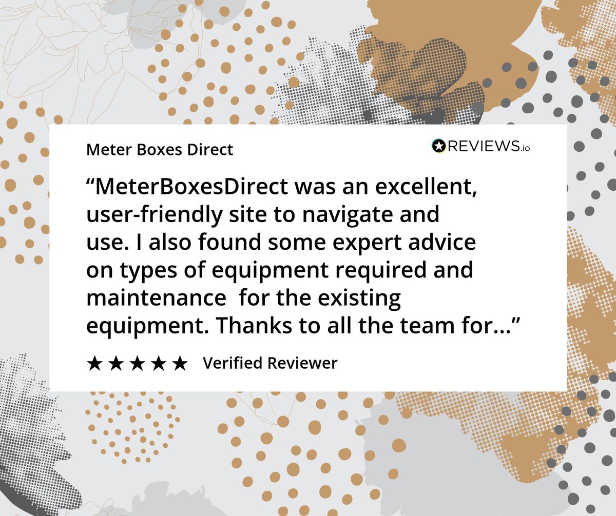 MeterBoxesD's tweet image. 😄 Always great to read feedbacks from our customers!

🔑🛠️  Whether you&apos;re looking for a commercial #MeterBox or a replacement door, have a look on #MeterBoxesDirect ➝ meterboxesdirect.co.uk