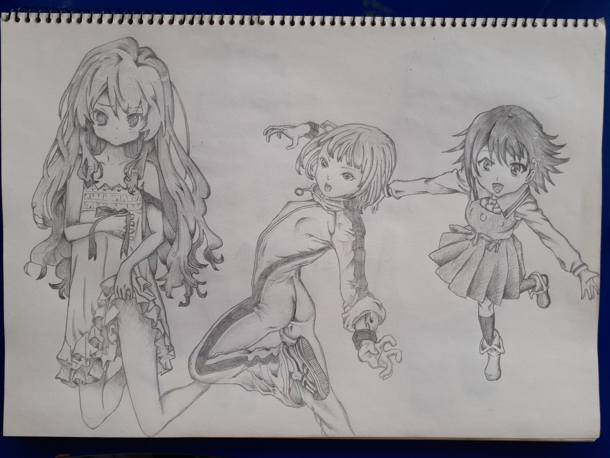 Planarian Endorphin アニメのキャラクターイラスト えんぴつ アニメイラスト シャーペン とらドラ タイバニ Turetears アニメ T Co 87bvmolard Twitter