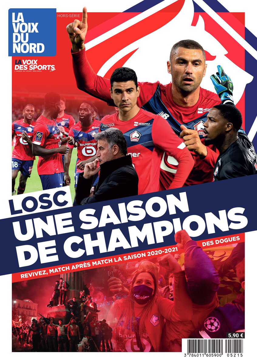 DrmxQuentin's tweet photo. Amis #lillois ce magazine sort vendredi ! #LOSC #Champions4You #Ligue1UberEats #lavoixdunord #lille #football https://t.co/jrZDW25Jyp