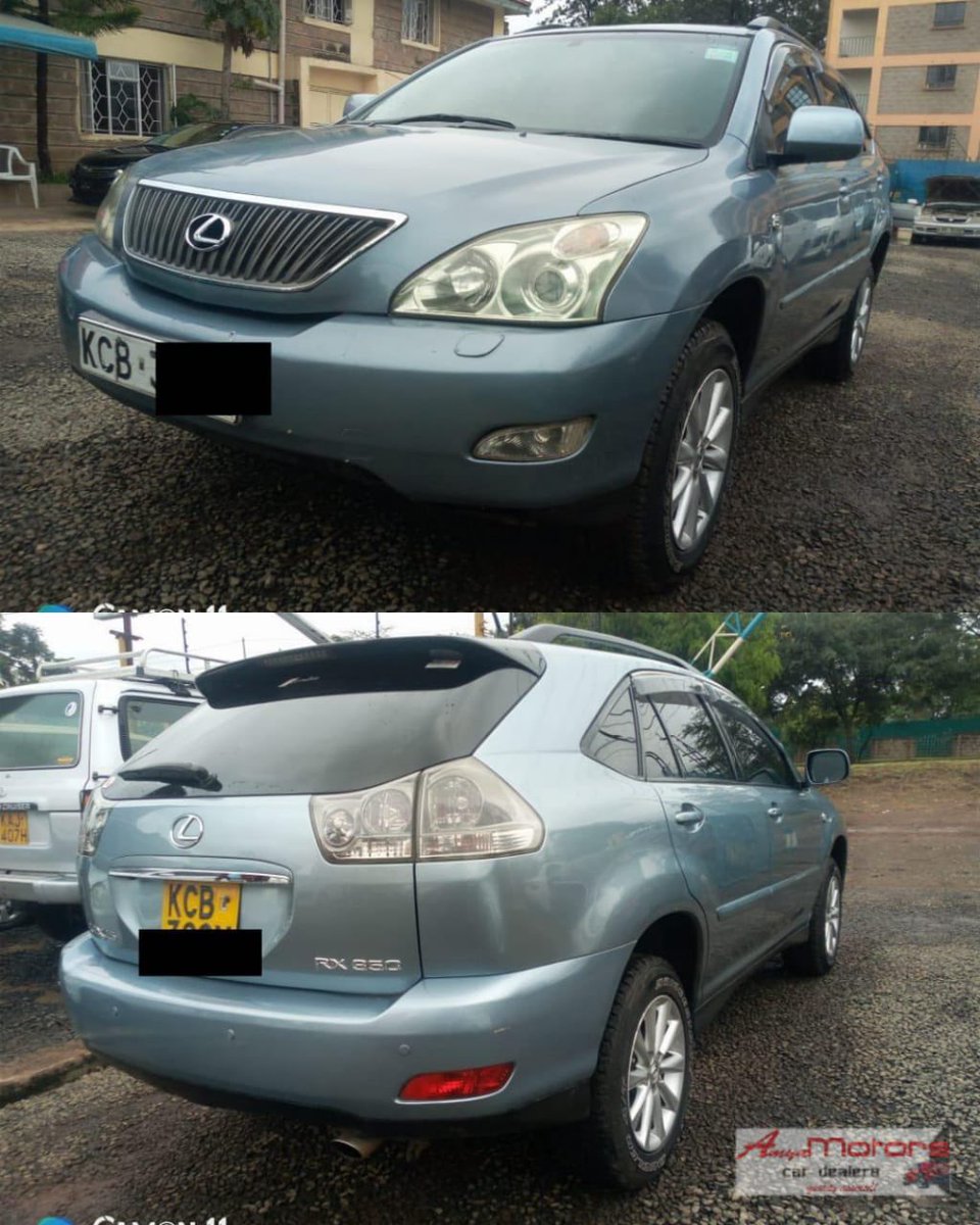 AmyaLtd's tweet photo. KCB 2007 LEXUS RX350 3500CC PETROL AUTOMATIC FOR SALE AT KES 2,000,000.00/=

📞0722-507-458
❇️Mileage: 67,432kms

#SuperDeal
#AmyaMotorsLTD https://t.co/u8yrxvNpaj