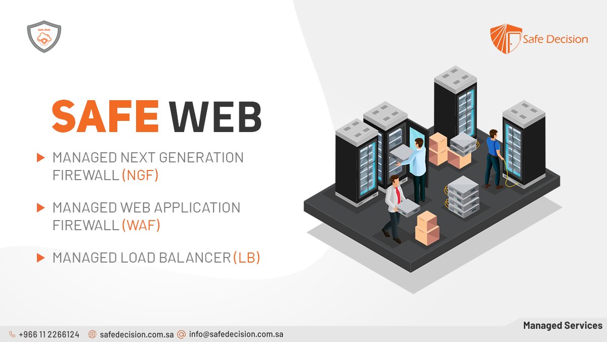 safedecisionKSA's tweet image. Protecting #Web_Applications against common web exploits and bots that may affect availability, compromise #security, or consume excessive resources is not a big deal starting from today!

Take a deeper look:
safedecision.com.sa/safe-web-servi…