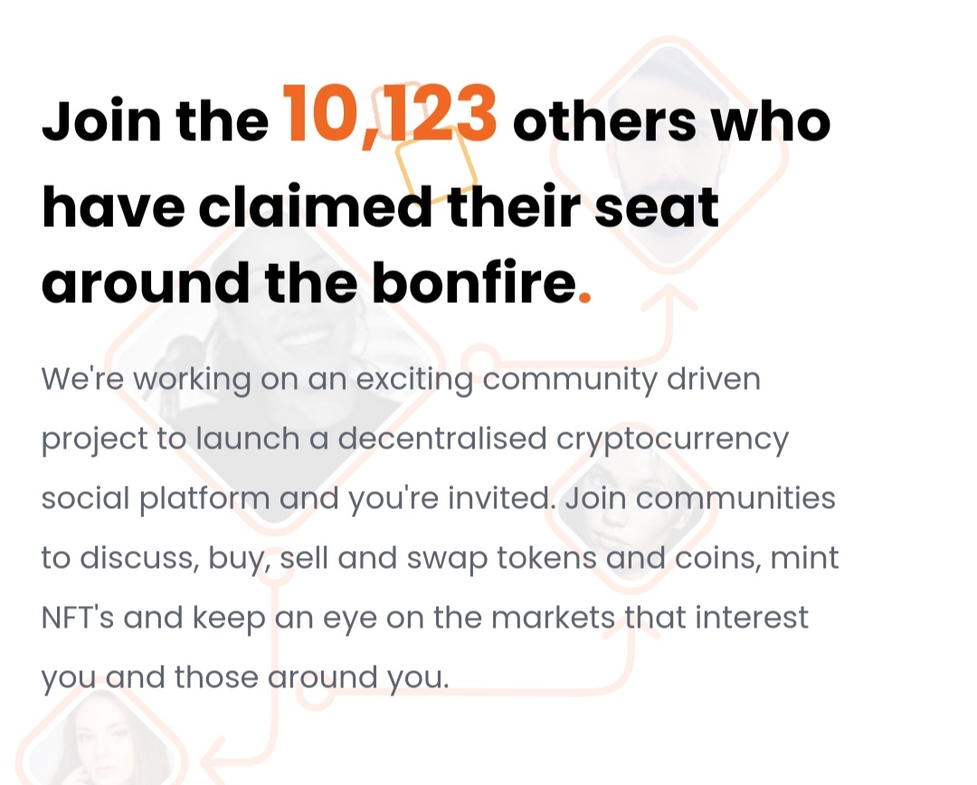 Over 10,000 people have claimed their spot on #BonfireSocial! Join on bonfire.name and wait for an email confirmation, you may not receive it immediately so please be patient 🔥

#bonfire #bonfiretoken #bonfirearmy #bonfiresquad #cryptocurrency #crypto #altcoin