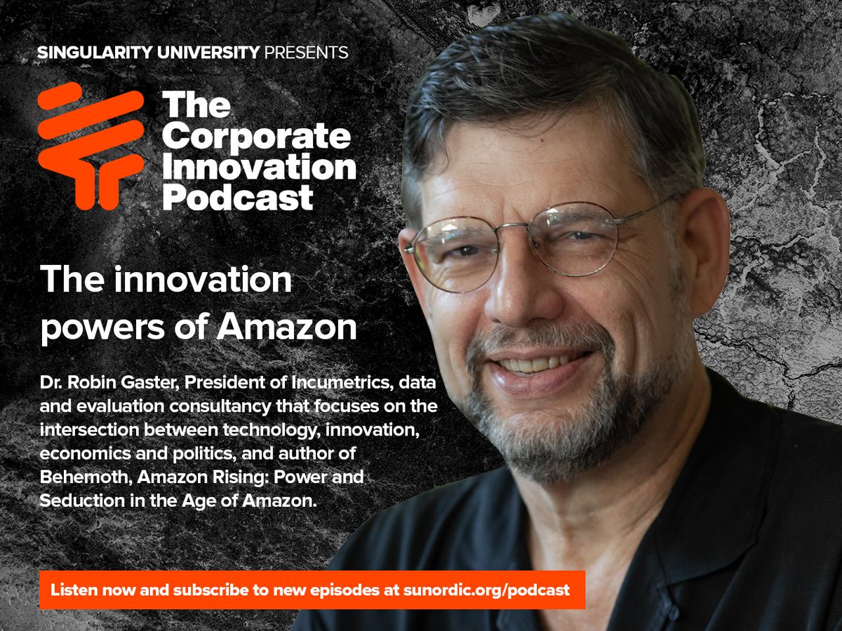 What are <a href="/amazon/">Amazon</a>'s innovation powers? All that and more on their past, present and future in The Corporate Innovation Podcast Presented by <a href="/SingularityU/">Singularity</a> with Dr. Robin Gaster. Listen here sunordic.org/podcast or on your preferred podcast app!