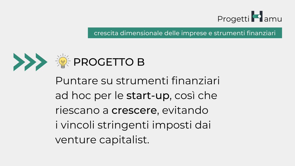 💡#ProgettiHamu. Grazie ai capitali pazienti, le #startup potranno #crescere senza essere vincolate al #rendimento economico: conteranno più i benefici sulla #comunità e sull'#ambiente.