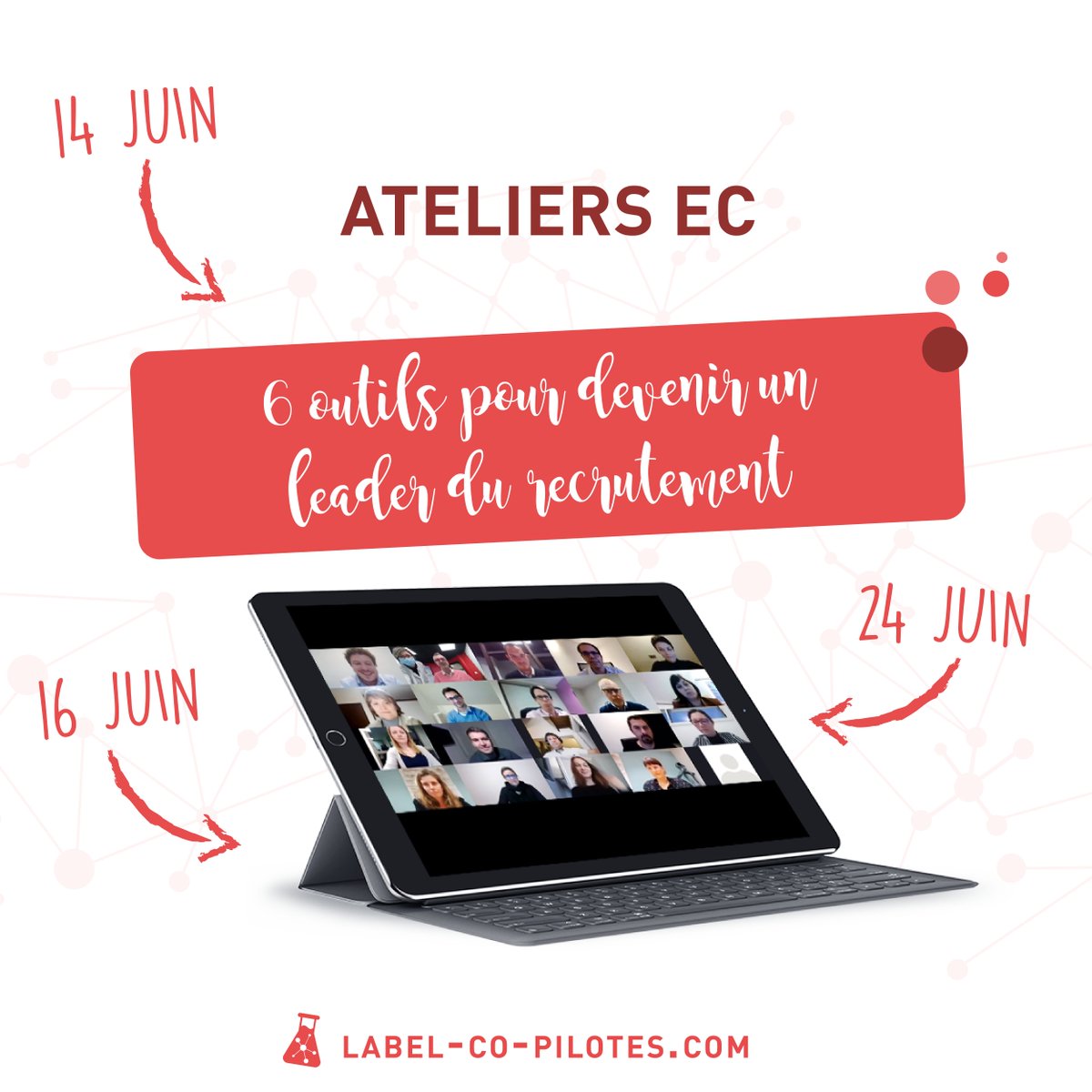 Participez à l'Atelier EC - 6 outils pour devenir un cabinet leader du recrutement !

Découvrez les conseils et astuces pour mettre en place ou consolider votre stratégie de recrutement 🥳

Pour vous inscrire et en savoir plus, cliquez ici 👉🏻 ow.ly/IeyP50EIV0r