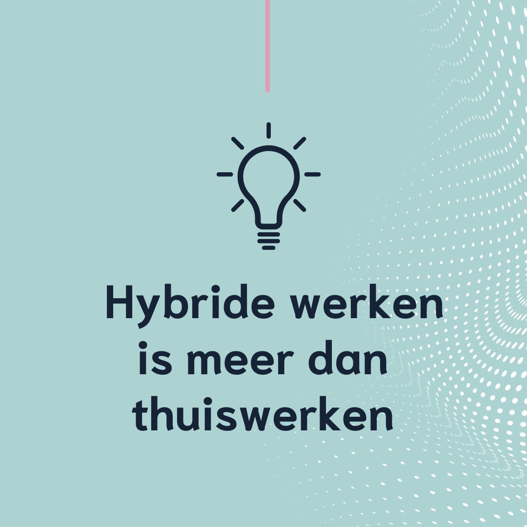 aboutRJ's tweet image. Massaal zijn we thuis gaan werken maar onze werkwijze is hetzelfde gebleven.  Maar dan met veel meer ruimte tussen de bureau&apos;s. Hybride werken is echter tijd én plaats onafhankelijk werken. De aard van het werk bepaald waar en wanneer dit uitgevoerd wordt, op kantoor of extern.