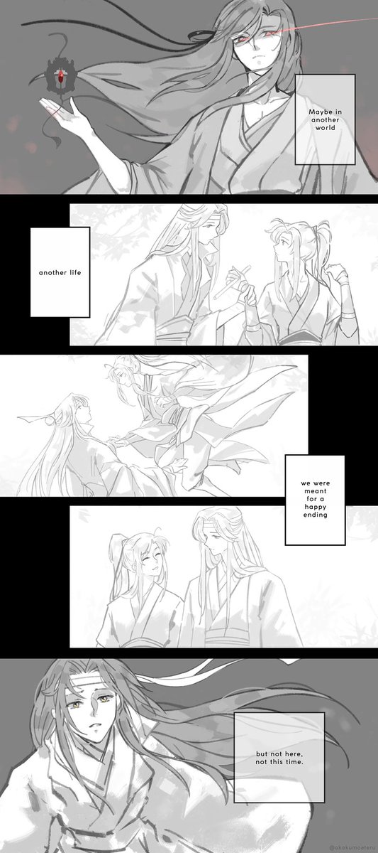 akakumoeteru's tweet photo. We were meant for a happy ending.
#魔道祖師 #忘羡 

Full size on Poipiku:
https://t.co/NKLacXzKq5 https://t.co/EvAjQMRmPG