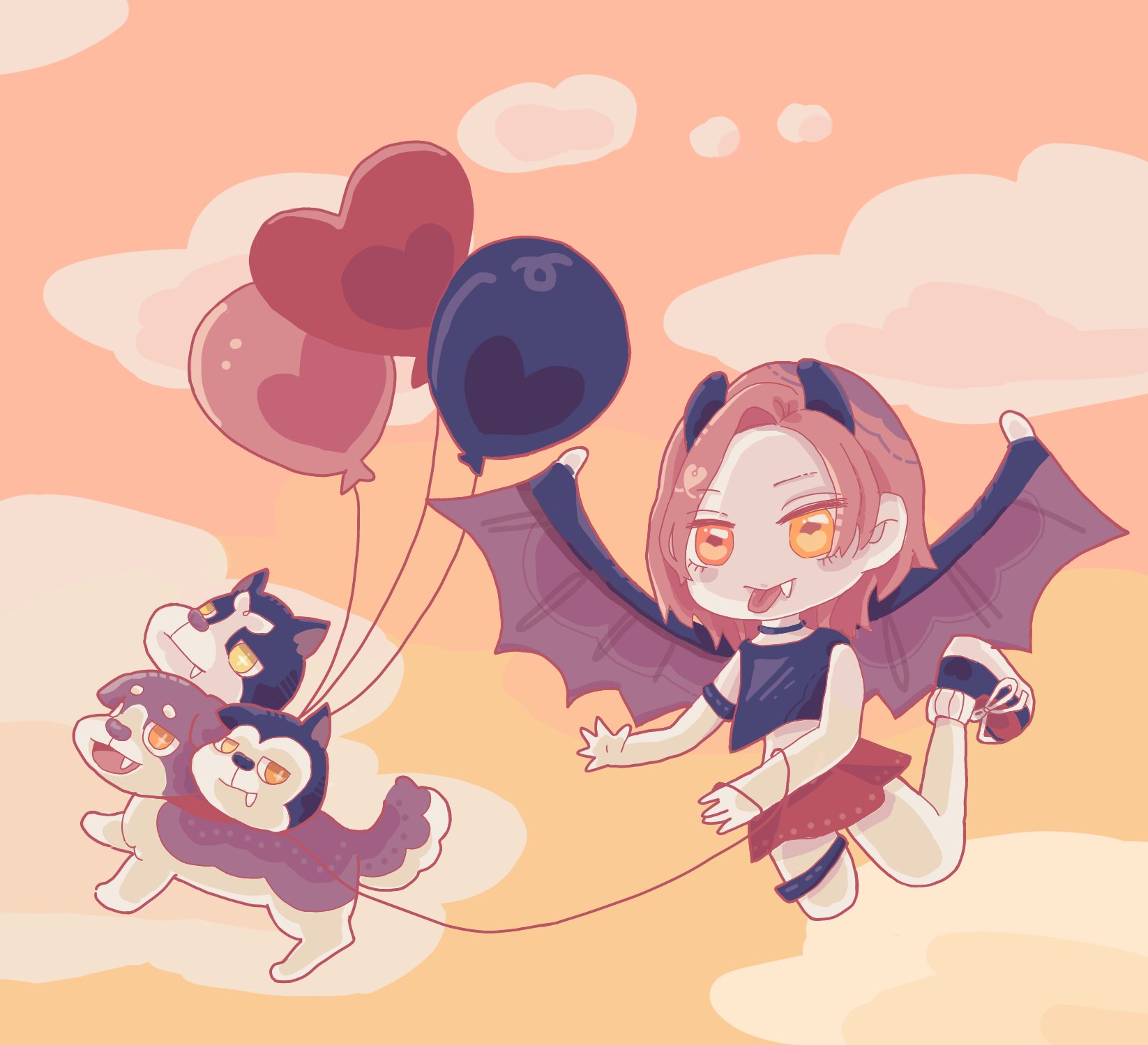 ぴよっ子 おさんぽ イラスト ケルベロス 小悪魔 夕焼け 可愛いと思ったらrt イラスト好きな人と繋がりたい 絵柄が好みって人にフォローされたい T Co 6061ill2gc Twitter