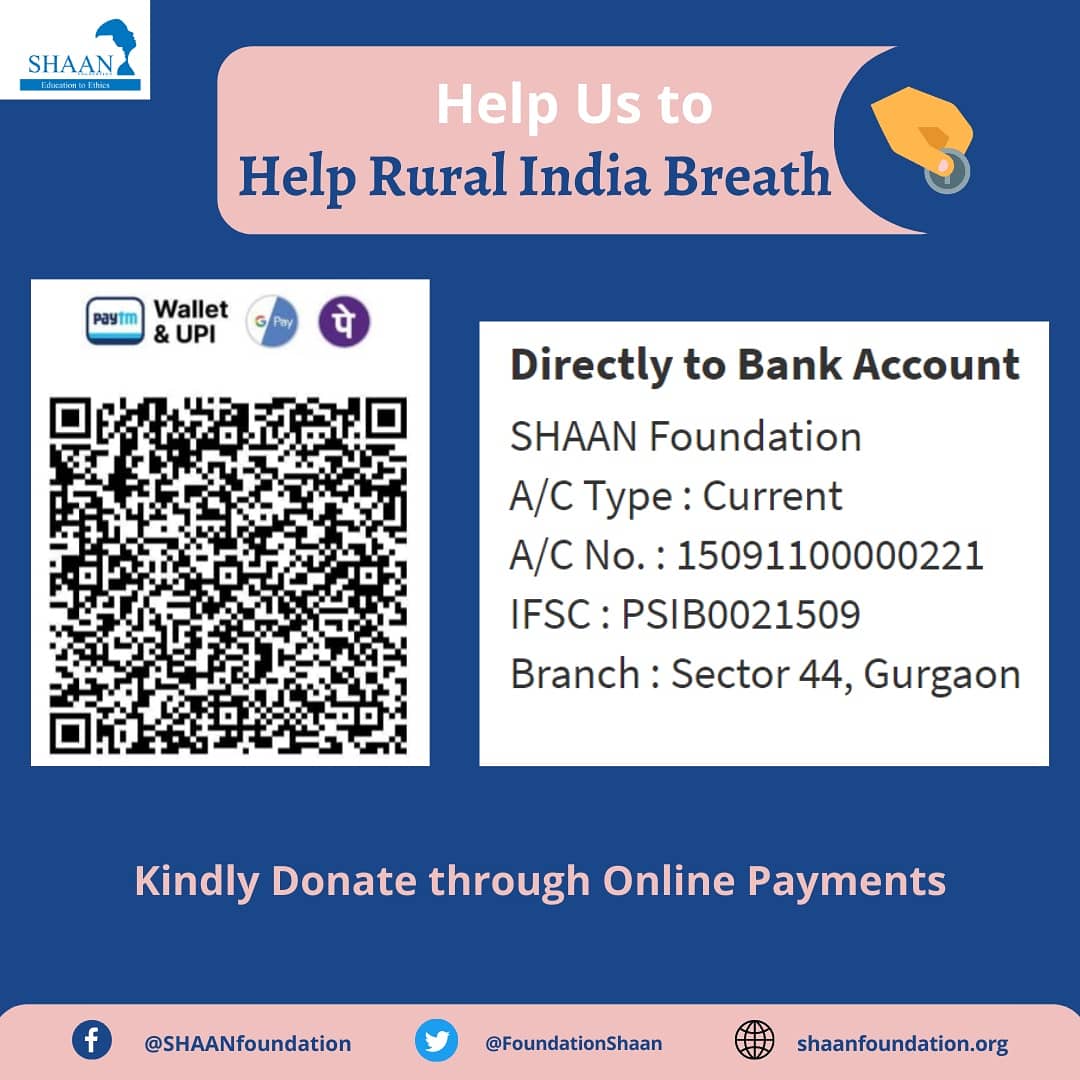 We have tried to answer FAQs of Help Rural India Breath Drive.

And we need Your Support!Kindly donate for #helpruralindiabreathe drive. Link in the bio for Donation.

#shaanfoundations #coronavirusindia #indiafightsback #freeoxygendelhi #freeoxygendelhincr #gurugram  #o2forall