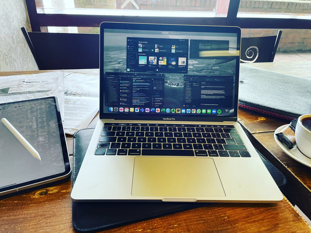 hm_morgan's tweet photo. Working in a cafe day! Me and these bags and tech haven’t all been out together since March 17 last year and I’m so excited and I haven’t forgotten anything (I think) #cafeworking #remoteworking #hotdesk #coffee #yay https://t.co/mjfQWJ31nA