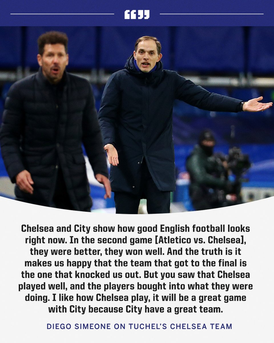 Diego Simeone believes the English Premier League is one step ahead of La Liga 📈