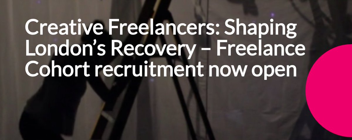🚨  PAID OPPORTUNITY 🚨

Are you a freelancer in the performing arts, living &amp; working in London? Then <a href="/FuelTheatre/">Fuel</a> need you! We are so excited to partner on this project.

For info on the CF:SLR programme &amp; to apply see below👇
bit.ly/2RIBmZH