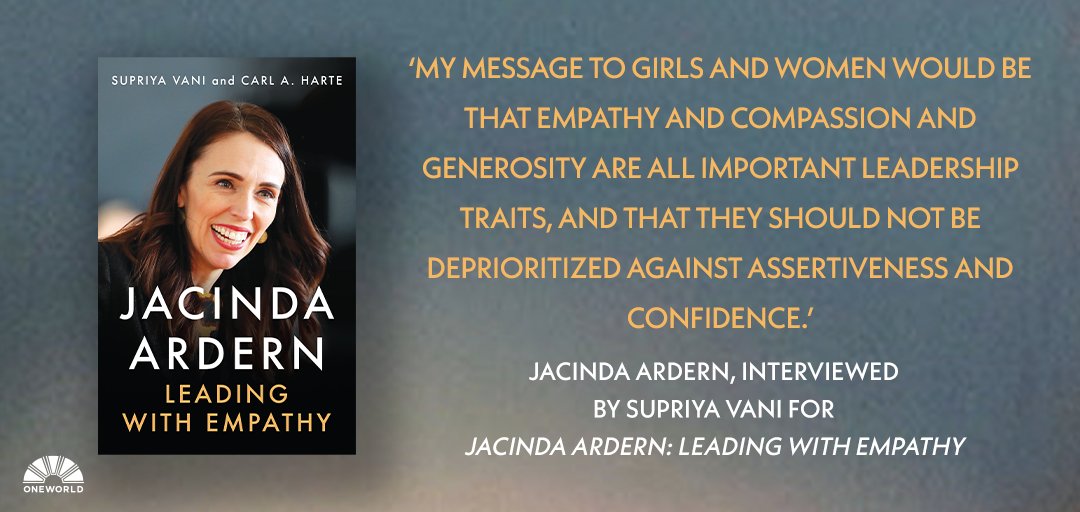 SwainsonBill's tweet photo. Just published by @OneworldNews – the first full biography of a politician with 'a different way of doing things': Jacinda Ardern: Leading with Empathy by @SupriyaVani &amp; Carl A. Harte. 
@simonschuster @HardieGrant  @HarperCollinsIN @thisbooktravels @jacindaardern https://t.co/zgmtAXzAfF