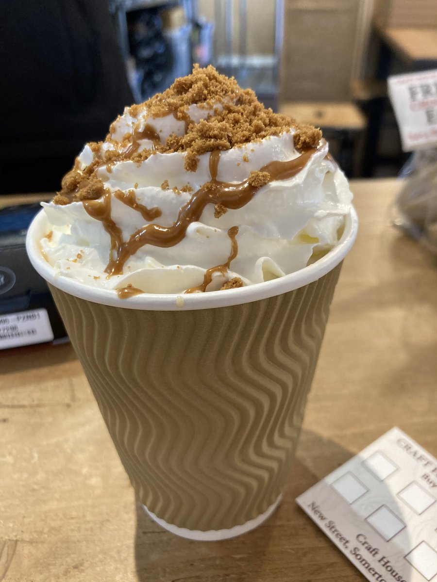 NickyHomer's tweet photo. So l thought I’d treat myself on my way home with a #BiscoffHotChocolate from @CraftHouseChoc thank you to Netty #WeeklyTreat #SugarHit #YOLO https://t.co/3mRBcUuwRP