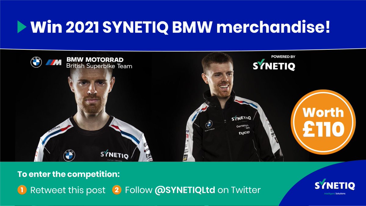 🚨 May competition 🚨

How would you like to win the new 2021 SYNETIQ BMW kit?

Enter now for your chance to win.

T&amp;Cs: One winner will be chosen from all Facebook, Twitter and Instagram entries. UK only. Ends 23:59 on 31/05/2021. Winner  announced on 1/06/2021

@SYNETIQBMW