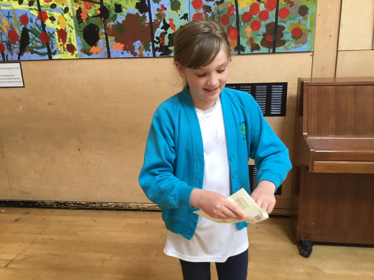 StHelensVA's tweet image. Our Year 5 #InspiringChangeMaker with her letter from @SelaineSaxby. What a very excited and uplifted group they are, realising that their voices and ideas have power.