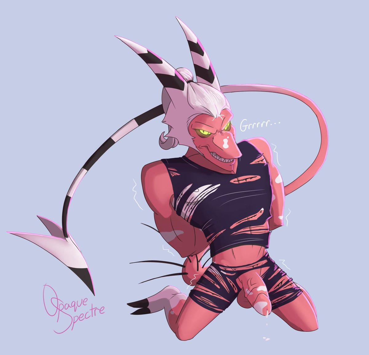 Hello, I gave Striker an awful uncle named Julius. Then I drew self indulgent porn of him.