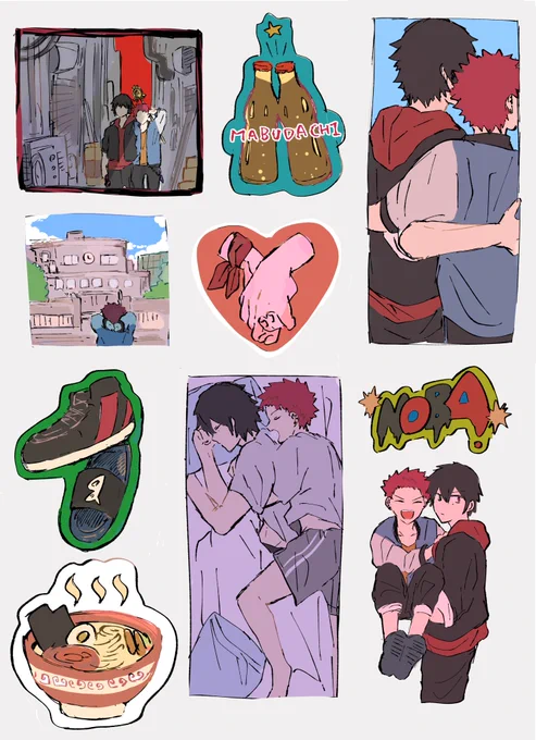 ノバまぶだちシール💫 