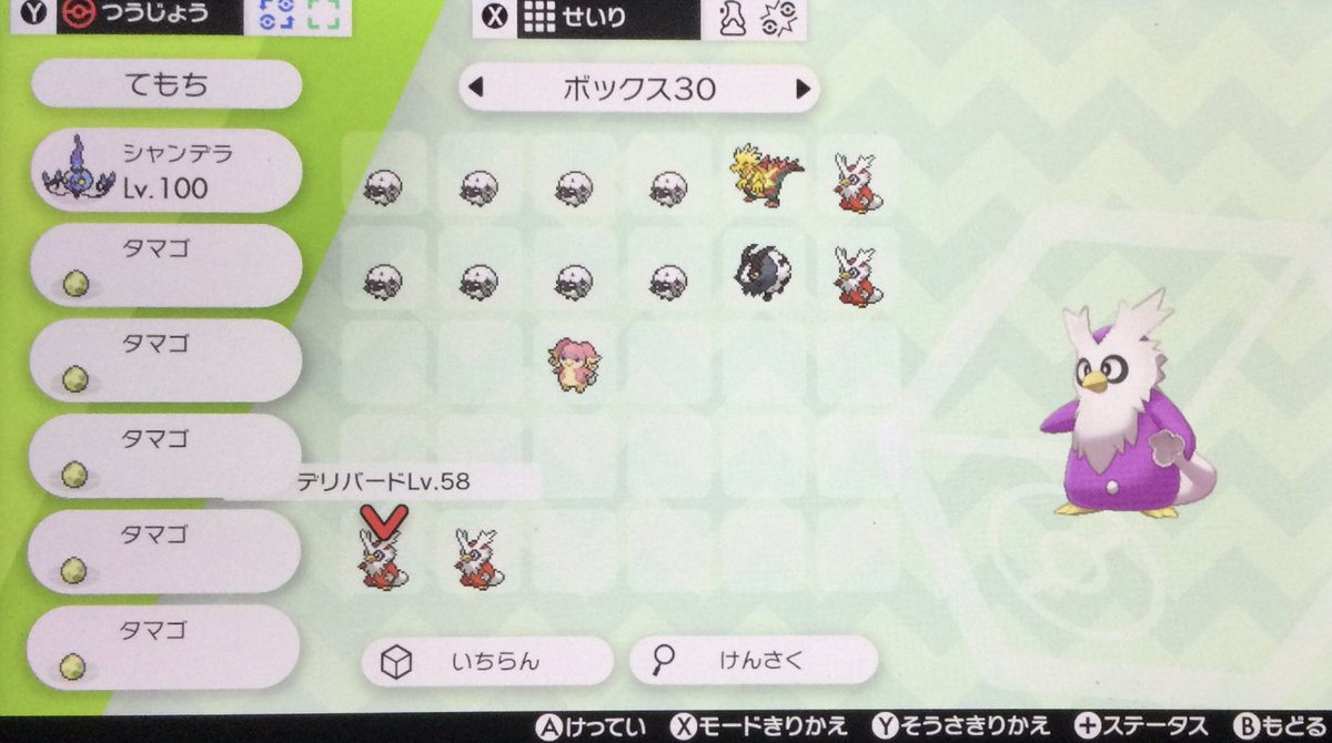 デリバード色違い