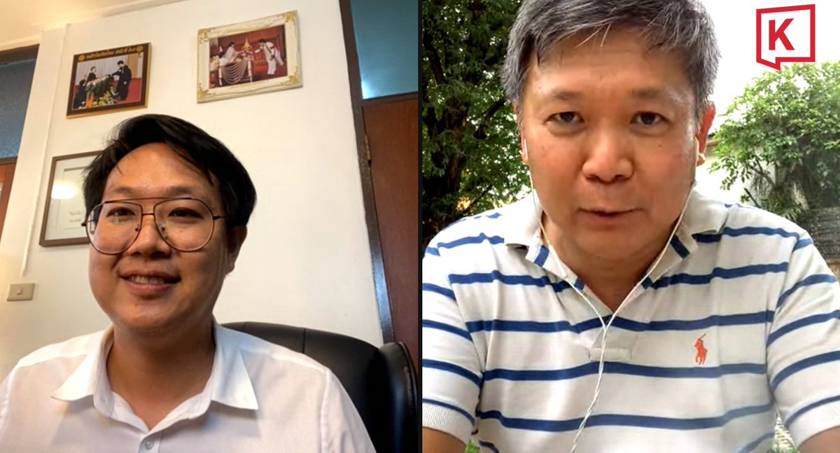 KhaosodEnglish's tweet photo. LIVE: Get to know the "Zendai," a group of volunteers who help transport COVID-19 patients in the wake of the new outbreak with co-founder Chris Potranandana @ChrisPotra by @PravitR. #LongInterview
Watch now: https://t.co/MCDrNr2BVi https://t.co/k4A4BVX3us