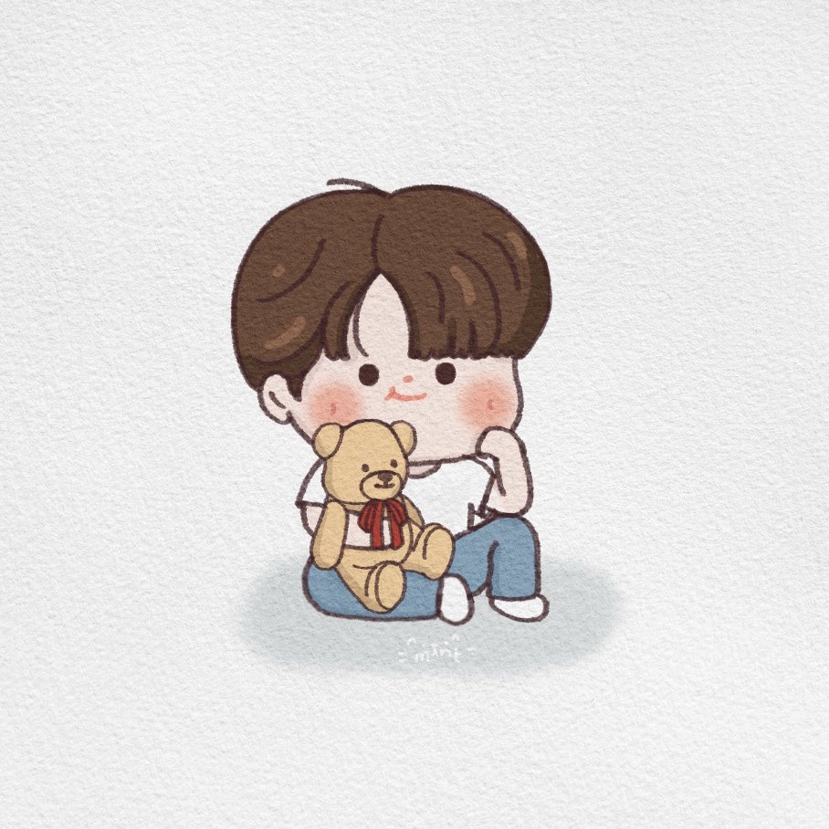 vitamintJ's tweet photo. ทำท่าหล่อถ่ายคู่กะน้อนหมี 🧸🎀 #น้องค้าบบบบบบบ https://t.co/VI23lTLRmV
