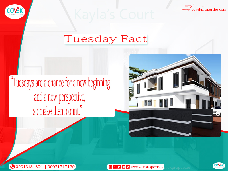 covekproperties's tweet photo. Tuesday Fact

#KaylasCourt

#CovekProperties

NYSC | Tinubu | Mazi Nnamdi Kanu | Mali | Paul Onuachu | Discord | Exist | Presidency | 60% ROI | SuperDoggy | Peak | Turkey | Dodecoin | Christian | QueenErica | TheMilkyCruise | AfricaDay https://t.co/ECnkG536Cx