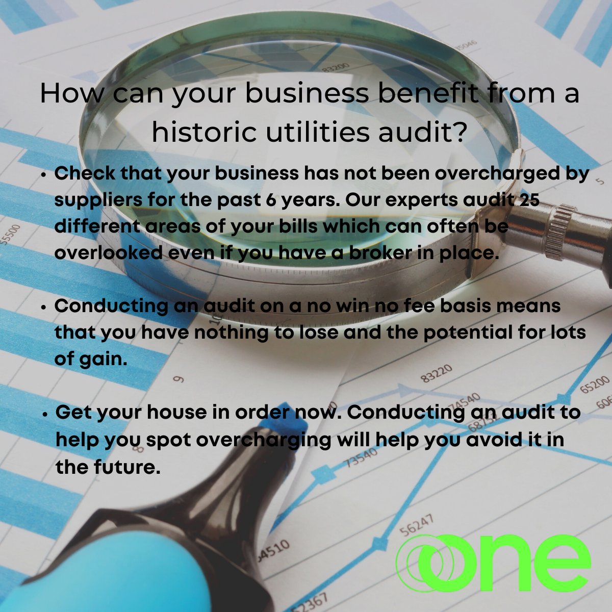 Not sure what the benefits are for conducting a historic audit on your utilities? Here are just three reasons as to how an audit can help your business.
#business #energytwitter  #energysavings