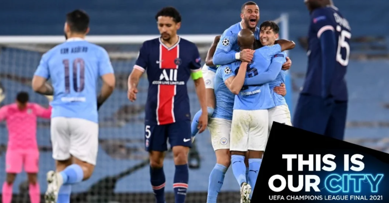 ManCity's tweet photo. �� Get ready for Saturday and relive every kick from our memorable Champions League campaign so far!

📺 2020/21 #UCL full match replays are now on City+ 

🔷 #ManCity | https://t.co/axa0klD5re