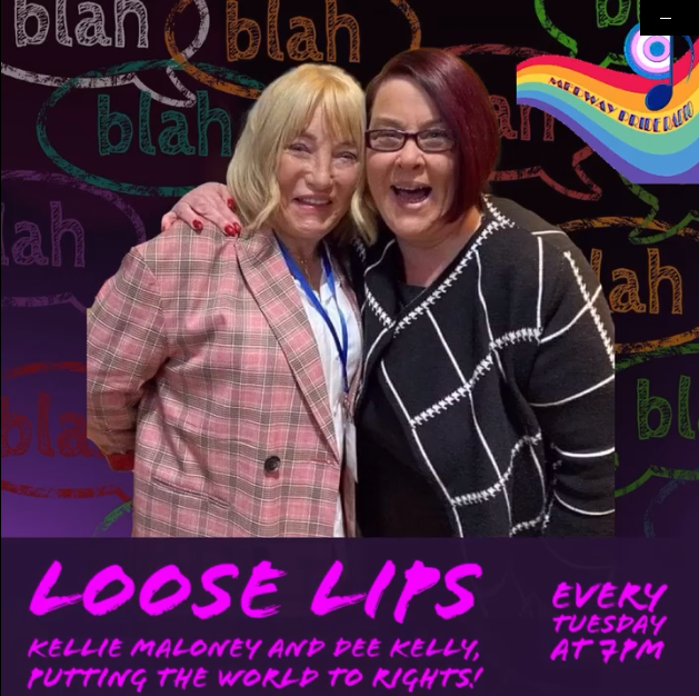 MPRLooselips's tweet photo. Listen to @MPRLooselips with @kelliefmaloney &amp; 
 @therealdeekelly at 7pm tonight Tuesday repeated Wednessday 2pm on https://t.co/YOnjyMQEaH  @medway_pride https://t.co/QV8eCctrNE