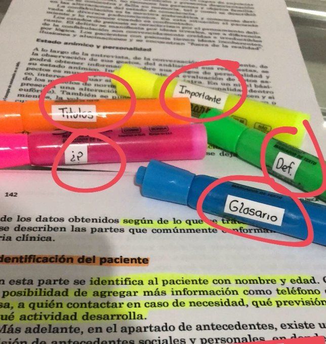 EducacionGuao's tweet photo. Cuando vas a subrayar puedes tener tus códigos de colores para clasificar la información. 
Esto, también cuando vas a armar tus resúmenes a la hora de estudiar.
#EduTips https://t.co/6WXVwvWu9B