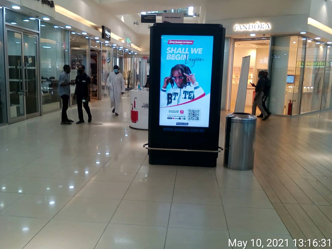 NimbusMediaNG's tweet photo. ICONs campaign on our digital screen at Ikeja City Mall, Lagos, and Jaki Lake Mall, Abuja
@itsLaycon
#layconicons #laycon #ShallWeBegin #albumoutnow #DOOHadvertising #dooh #outdooradvertising #outofhomeadvertising #outdoors #nimbusmedialimited #advertising #bbn #bbnaijaupdates https://t.co/IDsubnohAV