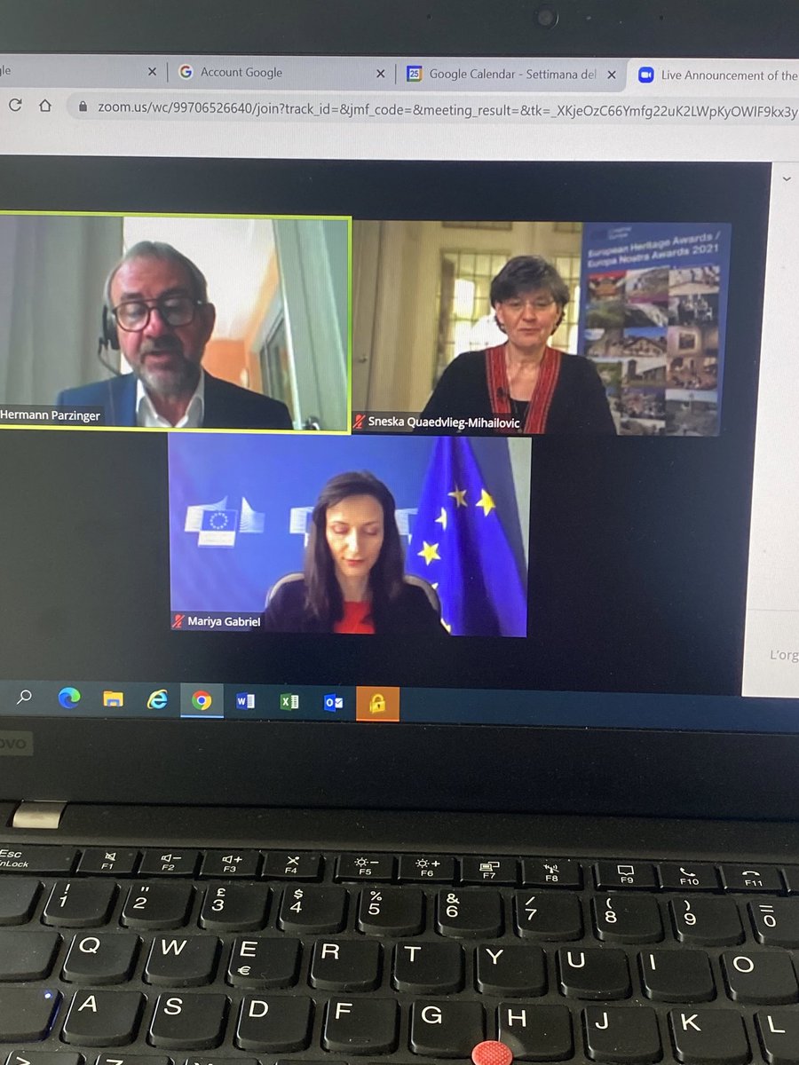 SilviaCostaEU's tweet photo. Con la nostra grande #Sneska #Quaedvlieg-#Mihailovic presidente di #Europanostra   la Conmissaria Mariya #Gabriel e Hermann #Parzinger alla presentazione degli #European #cultural #heritage #Awards @europanostra @SneskaEN @Europarl_EN @GabrielMariya https://t.co/RaMwUSkdfD