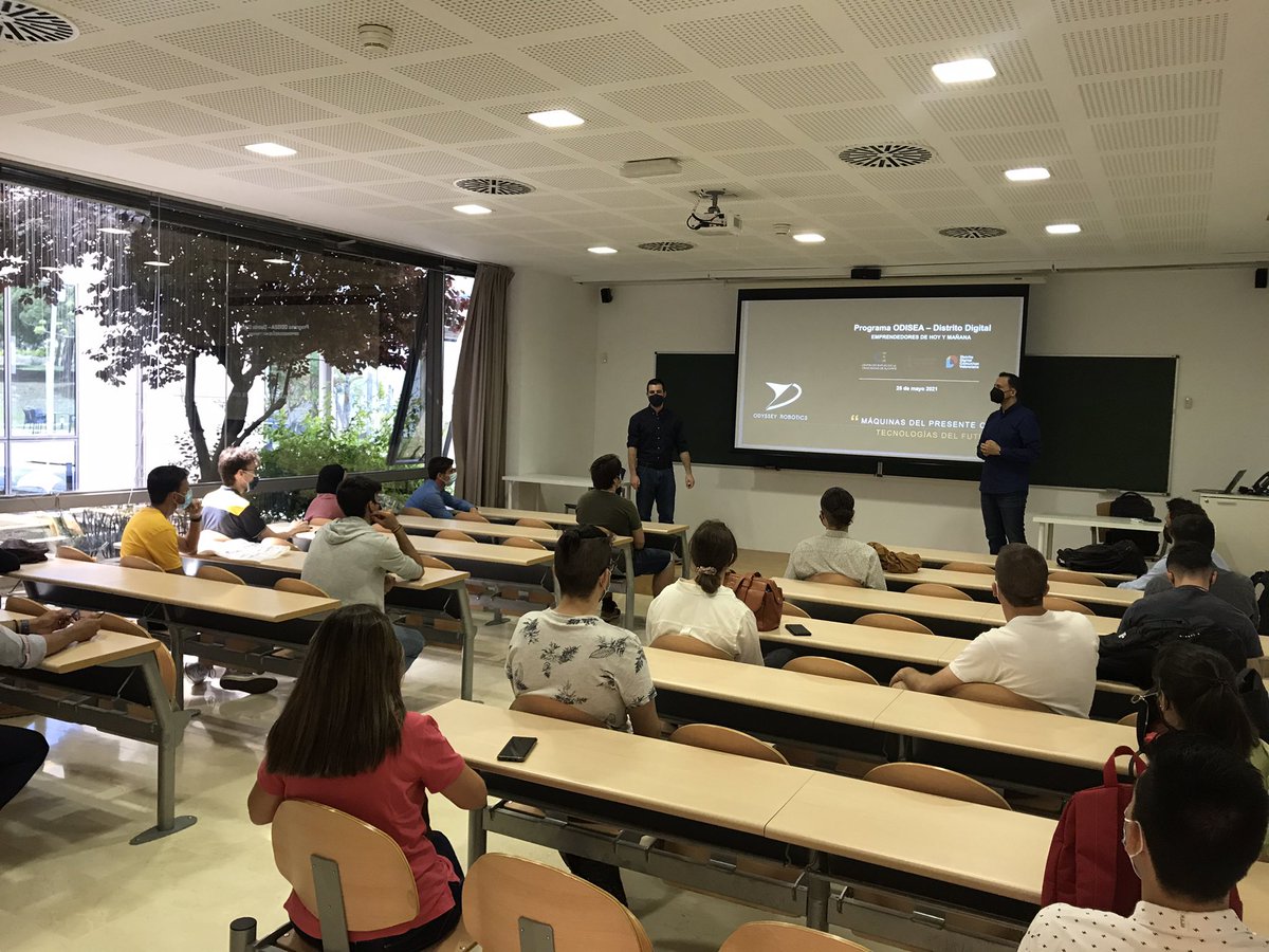 CentroEmpleoUA's tweet photo. 👉🏼 Desde #OdisseyRobotics dan a conocer en #ProgramaOdisea su labor en visión artificial para necesidades industriales. @GVAddigital 🚀 https://t.co/FcTneAt2Uz