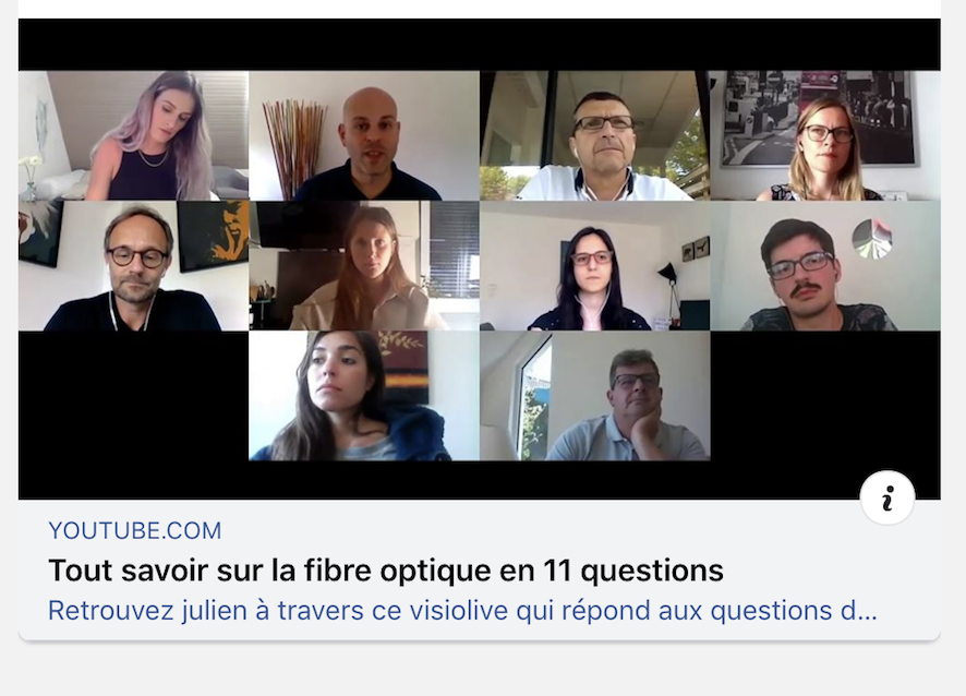 LosangeFibre's tweet photo. [VOUS AVEZ LA FIBRE…] 🤓 Curieuse !
👨‍🦲 ℹ️ Pour tout savoir sur la fibre optique en 11 questions, nous vous proposons de retrouver Julien, à travers ce Visio live, qui répond aux questions des internautes.
Par ici 👉 https://t.co/WdKTJPCe7i
#afondlafibre #videoexplicative https://t.co/tepg0Lq2UI