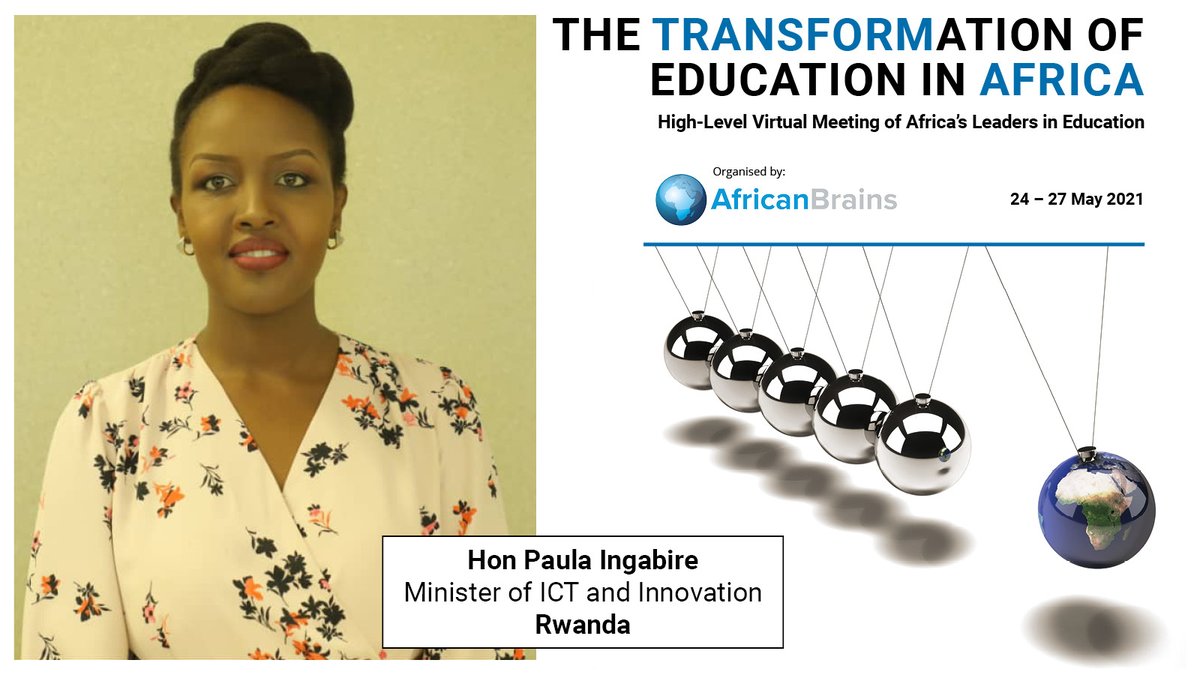 AfricanBrains's tweet photo. Rwandan Minister for ICT, Hon. Paula Ingabire, says that teachers are at the core of education and the country is driving the upskilling of the teaching profession in digital literacy and new technologies.

#eduafrica #digitalafrica #digitaleducation #africanbrains #africa https://t.co/Dj9HjOOYql