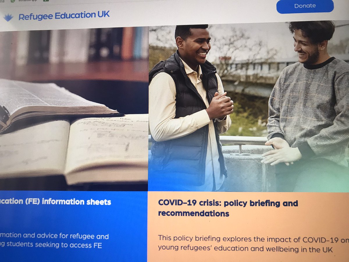 How has COVID-19 affected refugee students in the UK? We’ll be sharing our findings shortly at the #learningforcitizenship conference. #refugeeeducation #education #Refugees