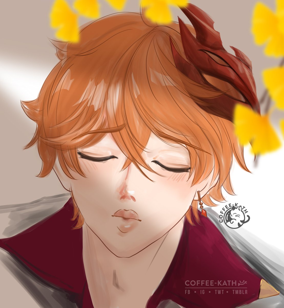 Coffee_Kath20's tweet photo. Pretty Boy Tartaglia kiss! Tsup! 😘

#GenshinImpact #tartaglia #childeGenshinImpact  #genshinimpactfanart #原神 https://t.co/LJuAKsSIWf