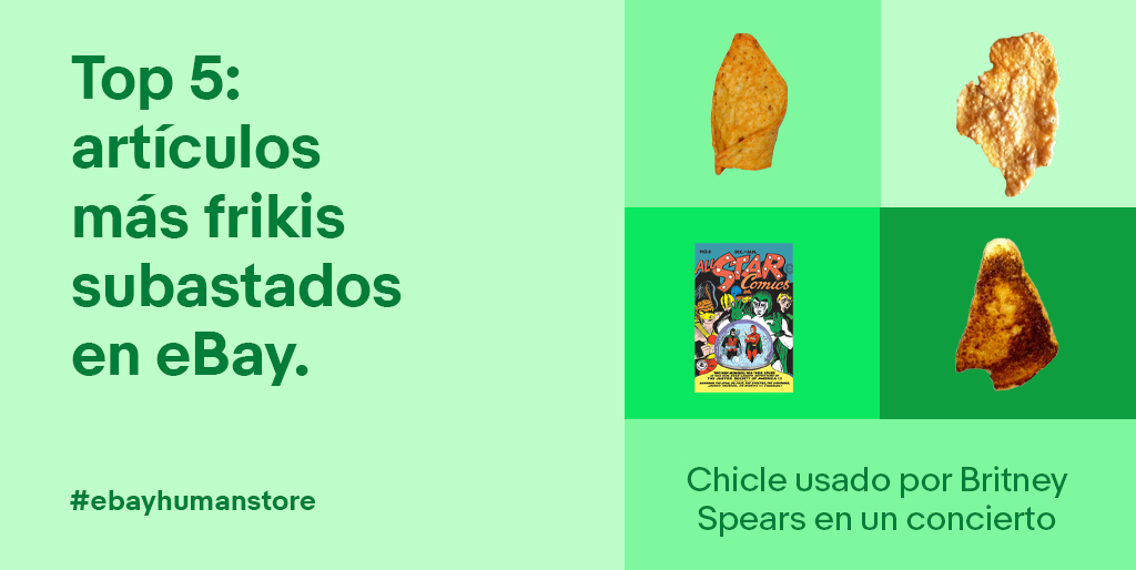 eBayESP's tweet image. Nos encanta el #DiaDelOrgulloFriki y para muestra este post con nuestro TOP 5 de frikadas subastadas en nuestra plataforma. Hay para todos los gustos. Y tú, ¿qué frikada comprarías o subastarías? 🤩 #eBayHumanStore