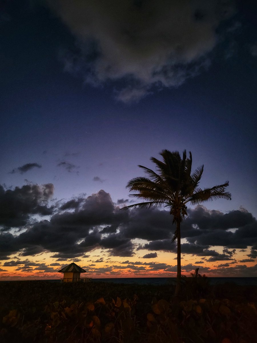 MrScottEddy's tweet photo. This is what it looks like on #DelrayBeach right now, about 30 minutes before the sunrise. #Florida 🌴 ☀️ https://t.co/Q9YFsGuMY0