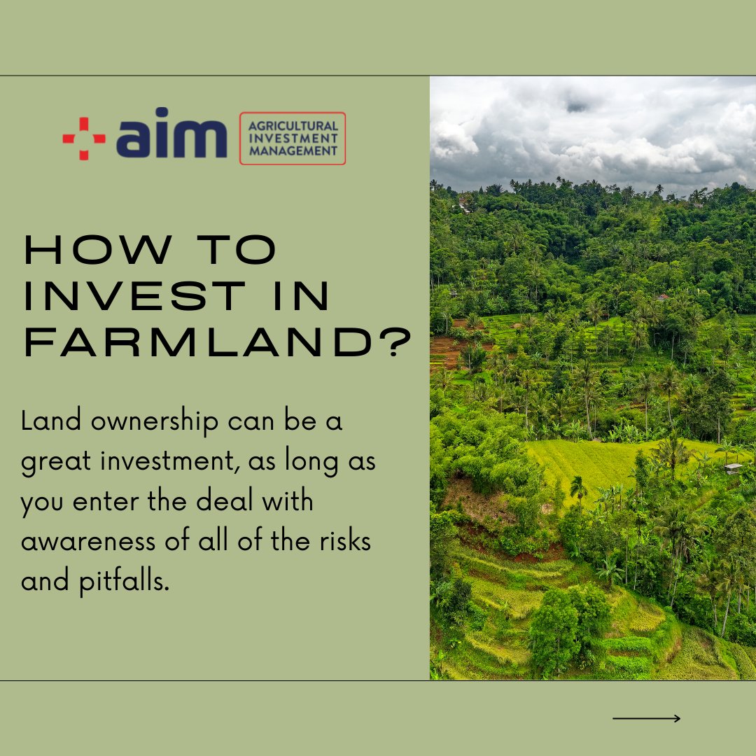 Aimgreenhouse's tweet photo. How to invest in farmland?
As an investment, farmland is best characterized as a type of real estate investment.
Get in touch! https://t.co/n9EppGhouV
#AimFarmLands #AgricultureFarming #InvestInFarmland #InvestInTurkey #FarmlandsMarket #FarmRealEstate #RealEstateProperty https://t.co/DVK5GcqvHF