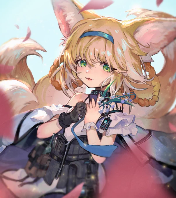 スズランちゃん🦊🌸
#アークナイツ  #明日方舟 #Arknights 