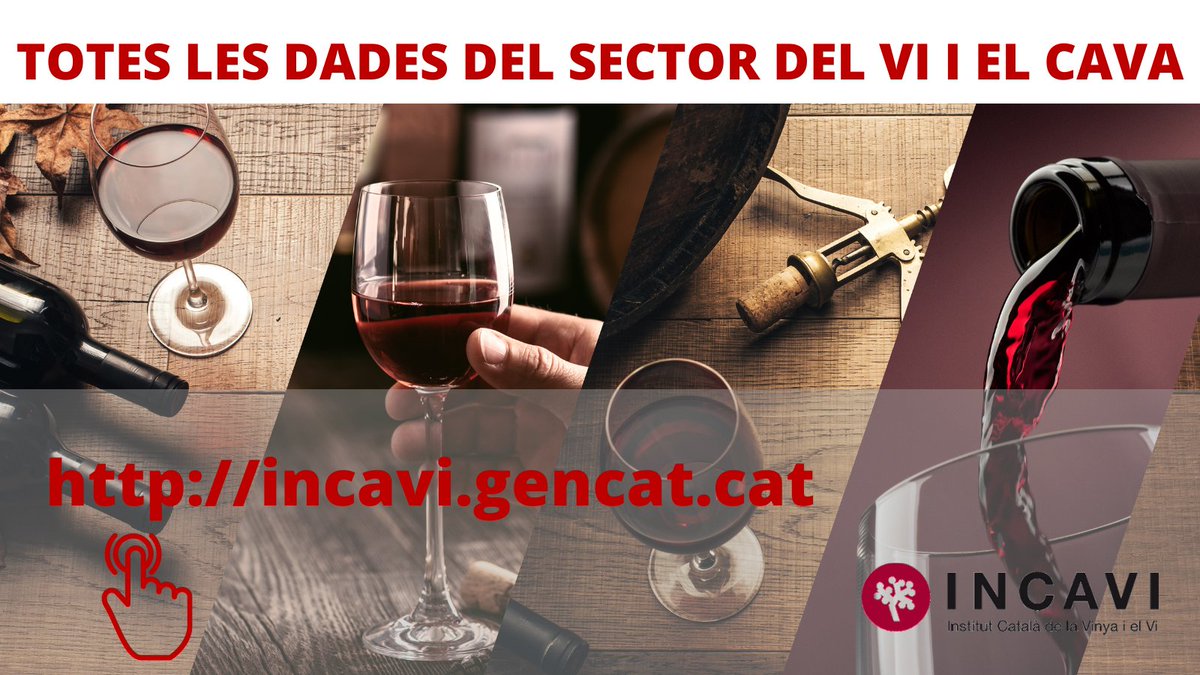 Per saber totes les dades del sector del #vi i el #cava, visita el nou portal web de l'IINCAVI! 

Dades de consum, de comercialització... les que necessitis. 

➡️incavi.gencat.cat

#FesClic 
#IncaviNovaWeb