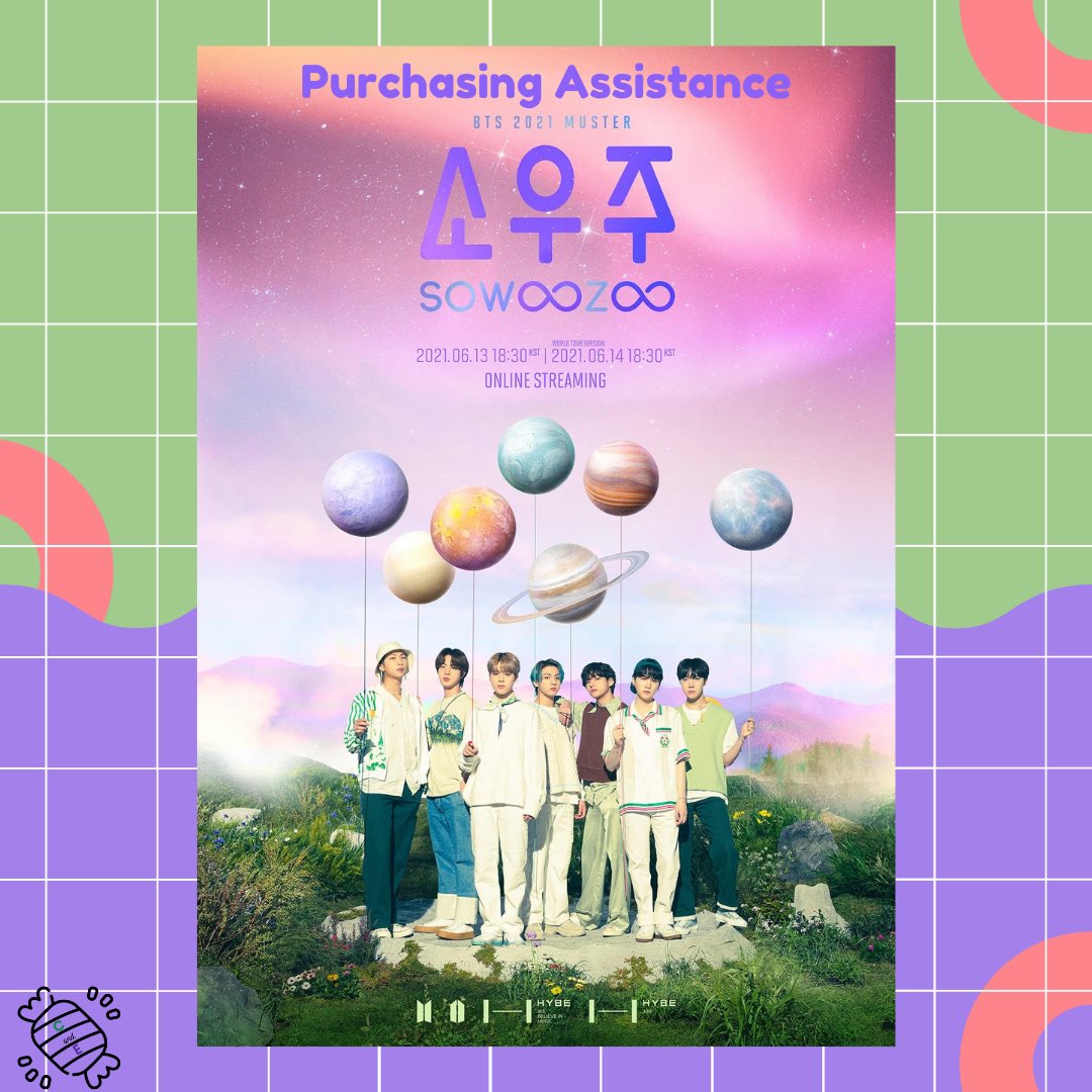 SeoulCandE's tweet photo. BTS 2021 MUSTER
🪐SOWOOZOO🪐
ticket purchasing assistance
Swipe right to see the prices for each ticket. 🤍
Feel free to send us a DM to secure your ticket as we will only offer limited number of slots 🤍
#purchasingassistance #purchasingassistanceph #btsph #pharmy #merchph https://t.co/3sNBCQiVxL