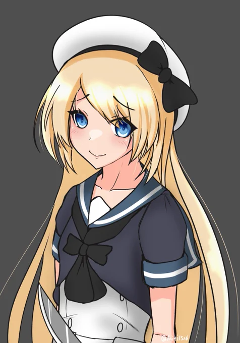 「My Darling私をこれ以上困らせないでね?」実は描いてたワンドロでのジャーヴィスちゃん、投稿するか悩んだけど折角だしやっぱり投稿!めっちゃ遅れたからワンドロタグは無しです。#艦これ   #ジャーヴィス 