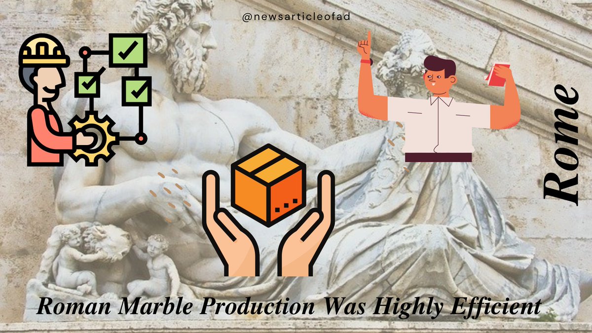 newsarticleofad's tweet photo. Roman Marble Production Was Highly Efficient
#roman #marble #production #effiecient #newsarticleofad #blogwithad https://t.co/LebiRjybGO