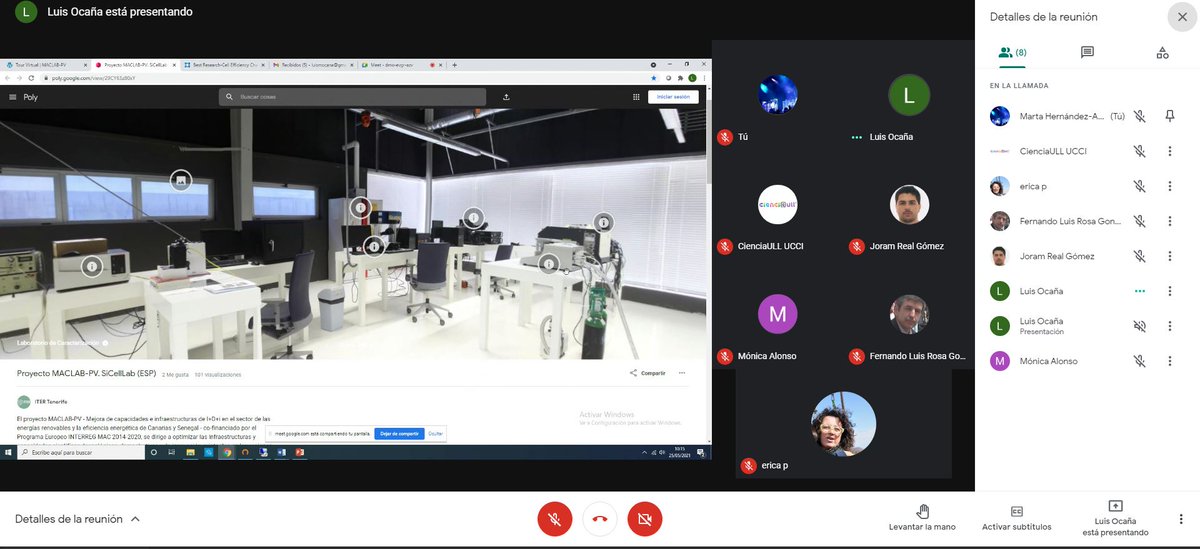ITERtenerife's tweet image. ¿Qué hacemos en el Laboratorio de Células Fotovoltaicas #SiCellLab?🤷‍♀️

👉Luis Ocaña, Investigador 👨‍🔬 del Dpto. de Energía #Fotovoltaica☀️, comparte su labor investigadora en esta infraestructura optimizada en el marco del proyecto #MACLAB-PV en la Feria de #VocacionesCientíficas