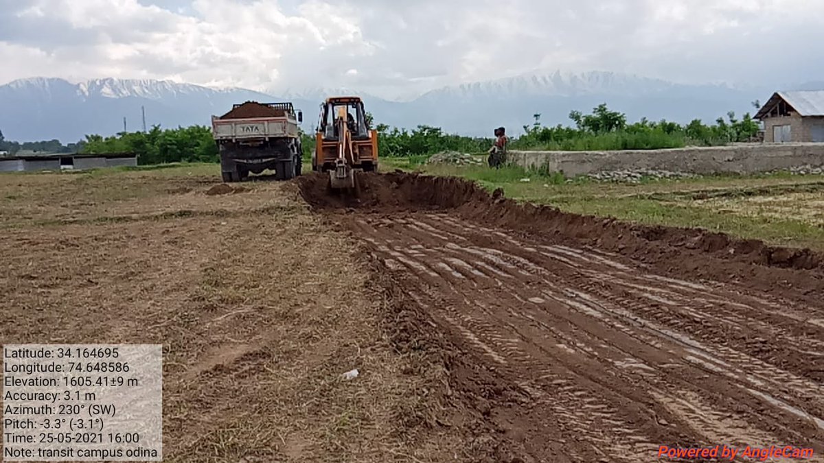 RandB_Sumbal's tweet photo. Work at Transit Accommodation site at Odina started. @dcbandipora https://t.co/5m9aAdp1B8
