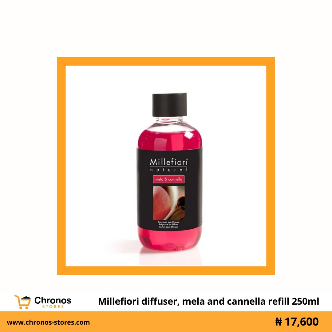 ChronosStores's tweet photo. You'll love how the fragrance of the Mela and Cannella Millefiori Diffuser gracefully embraces your space all day. 

#chronosstores #reeddiffuser #diffuserrefill #millefioridiffuser #lekki #abuja #lagos #nigeria

https://t.co/0yjAkYv0m6 https://t.co/Ny45qZwGrZ