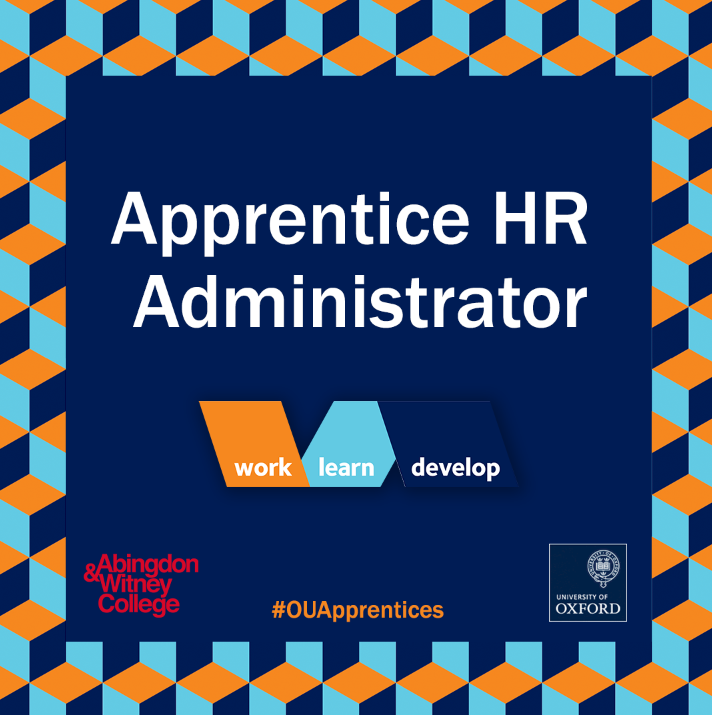 OxUniApprentice's tweet photo. VACANCY 📢: We have an #Apprentice HR Administrator role in our central HR department, studying for a Level 3 Business Admin #apprenticeship with @AbWitCollege
Apply now⚡️(closing 14 June) > https://t.co/hrP4BDyTod
#OUApprentice #worklearndevelop #vacancy
@OxonApprentice https://t.co/z7GFKgSBGB
