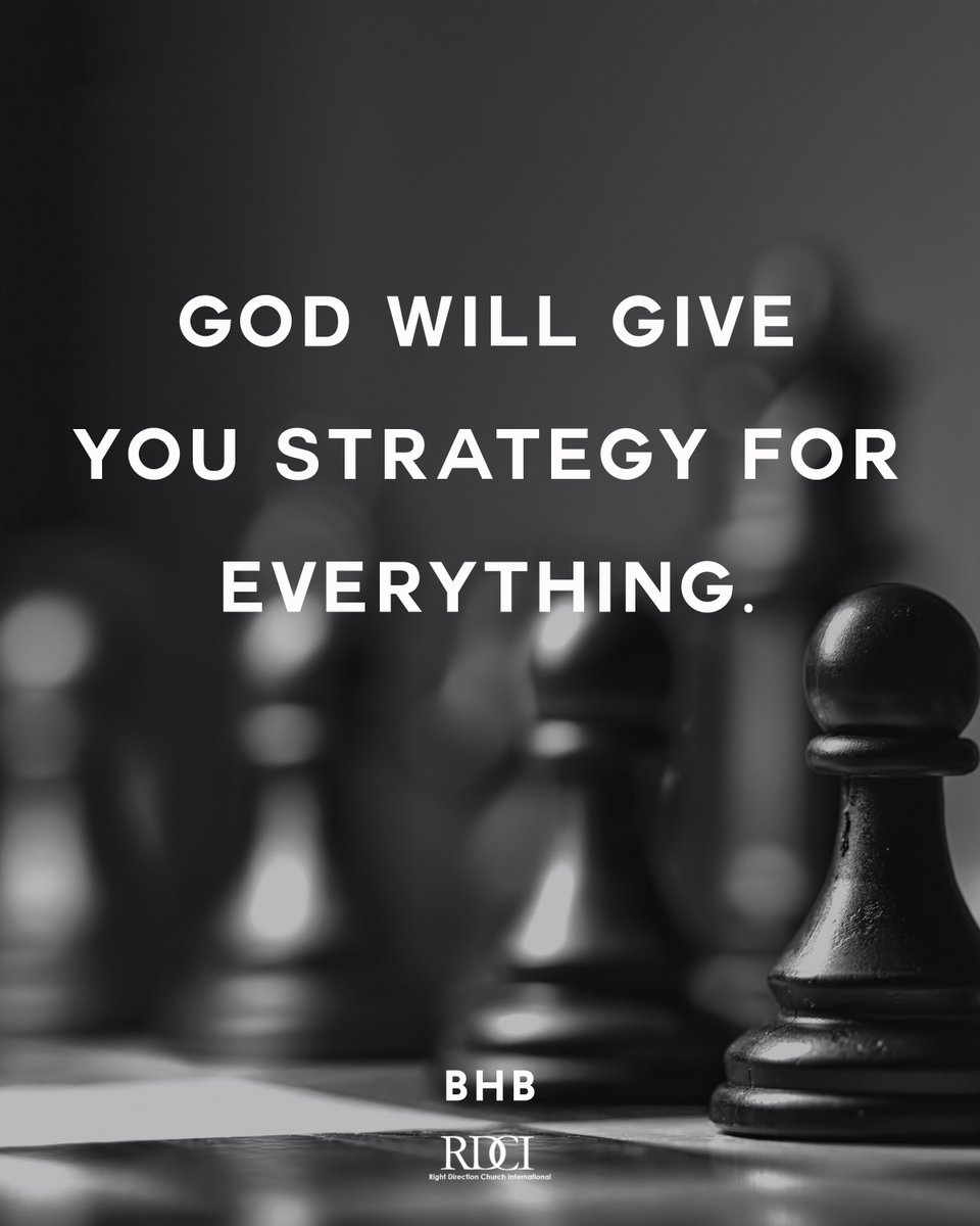 If you pray in Holy Ghost God will give you strategy for everything.
